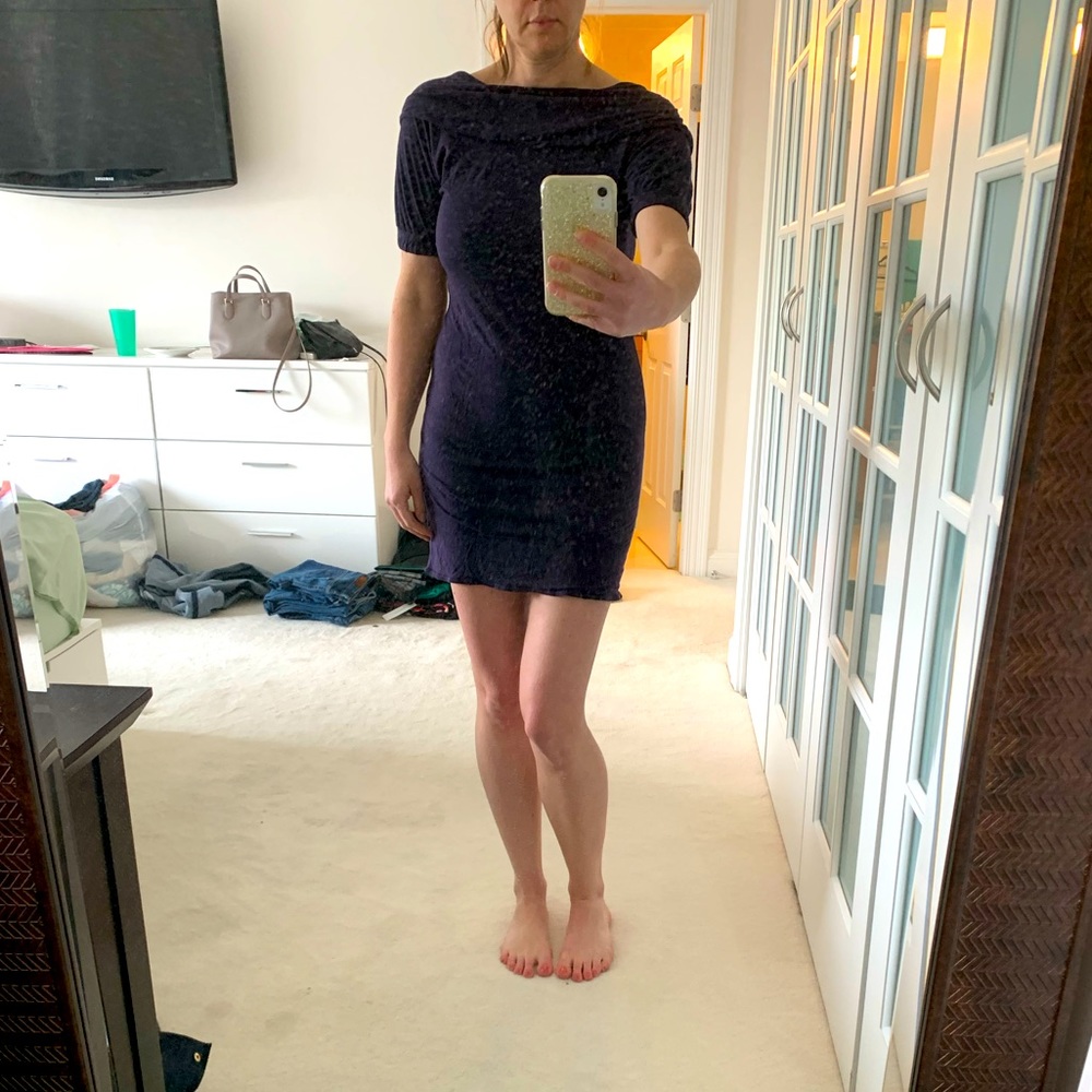 Marc By Marc Jacobs purple jersey dress